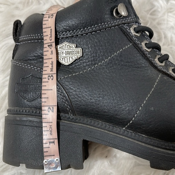 HARLEY DAVIDSON WOMEN'S TYLER MOTORCYCLE BOOTS ROUND TOE LEATHER - Picture 16 of 16